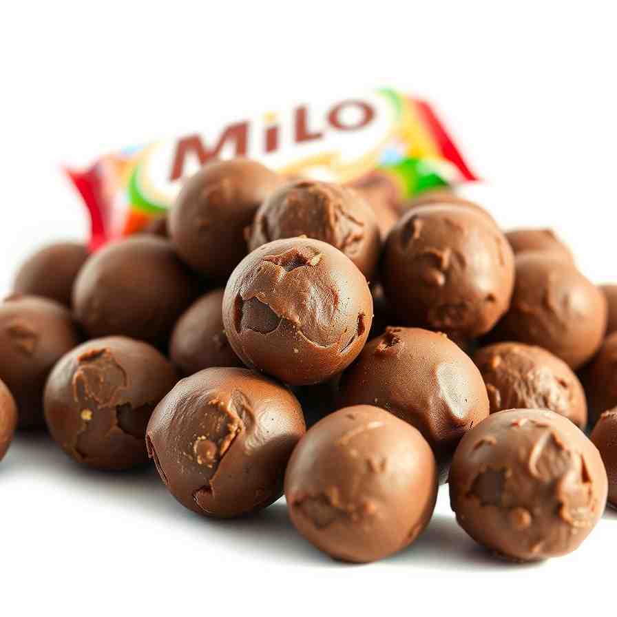 no-bake Milo chocolate balls Recipe